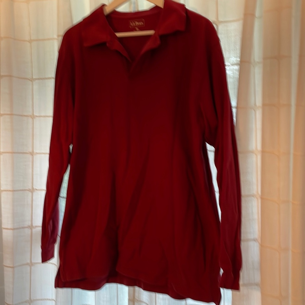 Men’s tall, L.L. Bean, medium, long sleeve collared shirt